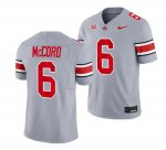 Men's NCAA Ohio State Buckeyes Kyle McCord #6 College Stitched 2023 Alternate Grey Football Jersey HD20U53GJ